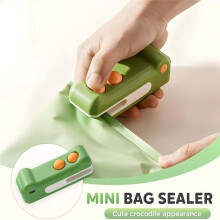 Bag Sealer with Cutter and Magnet Rechargeable Handheld Vacuum Heat Sealer for Fresh Food Storage B