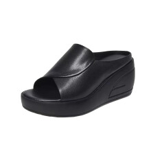 Sandalias para fascitis plantar, sandalias transpirables de cuero genuino con soporte para el arco del pie, zapatos de vestir para mujer, sandalias