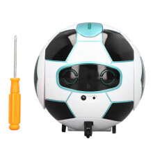 Pușculiță robot cu minge de fotbal, design asemănător trofeului, cu evadare prin infraroșu, robot cântăreț și dansator cu control al