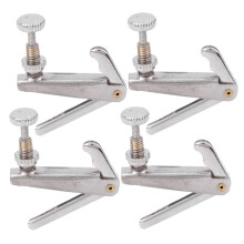 Accordeur fin triple nickelé pour violon, ajusteur de cordes d'une durabilité exceptionnelle grâce à sa construction robuste, mécanisme