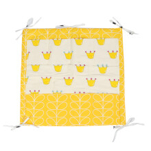 Organisateur de lit bébé, sac de rangement suspendu avec grande poche avant et bandoulière réglable, panier à couches grande capacité en coton