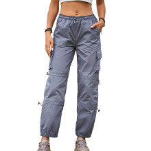Pantaloni da trekking tattici leggeri da donna, con molteplici tasche, vita e polsini elasticizzati, tessuto morbido di alta qualità per avventure