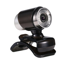 Webbkamera med HD-bilder och optisk lins, 360 roterande USB-webbkamera för videokonferenser, inbyggd mikrofon för tydlig röst,