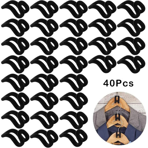 Γάντζοι σύνδεσης κρεμάστρας ρούχων για αποδοτικότητα στην ντουλάπα, Οργανωτής 1