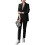 Σετ Κομψού Σικ Κοστουμιού, Σετ Παντελονιού με Σχέδιο Λεπτής Μέσης και Ελαφρύ 1