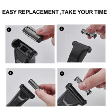 4 Pack Replacement Foil Blade for MANSCAPED the Lawn Mower Electric 5.0 Ultra Hair Trimmer,Replacement Clipper Blades
