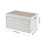 Folding Storage Box, Removable Portable Storage Box Thicken Multifunctional With Wooden Panel For Car 6