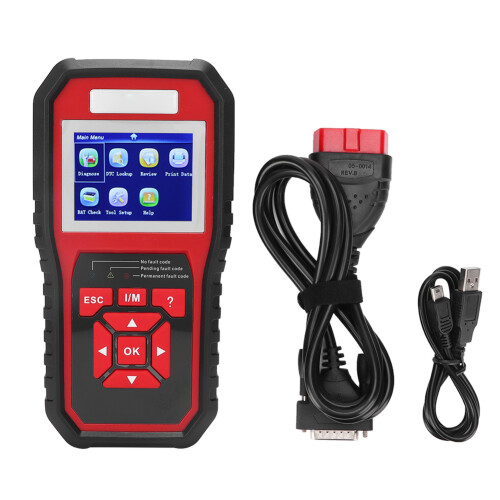 CAN Diagnostic Scan Tool OBD2Scanner Code Reader With LED Display And Multi Functionality For Vehicle Diagnostics