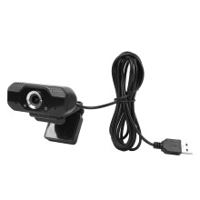 USB2.0HD-webkamera med mikrofon, 1080P Full HD autofokus-webkamera Plug and Play støydempende mikrofon 78 graders vidvinkel for videochatting