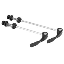 Set di assi per bicicletta anteriore e posteriore, mozzo ruota con sgancio rapido adatto per mountain bike, bici da strada, MTB, BMX, facile da