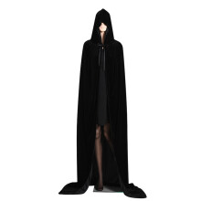 Hexenkostüm Renaissance Mittelalter Kostüm, Kapuzenmantel Unisex aus Samtstoff für Halloween Cosplay und Bühnenkostüm, Merkmale