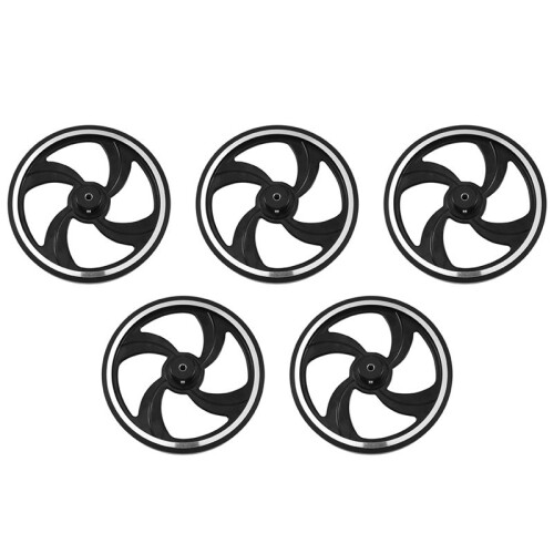 5 Pcs 500mmx6mmX20mm Industrial Aluminum Rubber Measuring Encoder Meter Wheel for Industrial Encoder Encoder Wheel