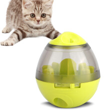 Non Toxic Food Container Tumbler Design Mental Stimulation Dog Toys, Reduces Destructive Behavior Sensory Stimuli Dog Toys Automatic Pet Slow Feeder