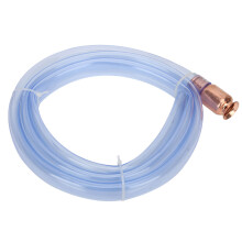 Water Transfer Siphon Hose With Self Priming Pump, Gasoline Diesel Beer Wine Compatible, Emergency Siphon Back Up For Sump Pump