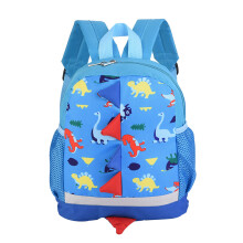 Lunch Backpack For Kids Waterproof Lightweight Adjustable Shoulder Straps Durable Non Toxic Harness Bookbag Cute Zoo Design Detachable Anti Lost Rein