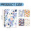 A5 Spiral Notebook Vitt omslag 160 Avrivbara sidor 2