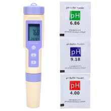 Digitale zoutgehaltemeter, pH-meter, 5-in-1 watertester, TDS, EC-thermometer, automatische temperatuurcompensatie, zeer nauwkeurige