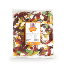 Kingsway Jelly Mix 3kg Bulk Sweets Bag - Chewy Fruit Jelly Pick n Mix