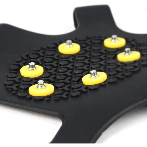 Ice Snow Cleats Rubber Traction Crampons 10-Stud 2