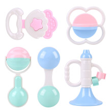 Babyspeelgoed met ergonomische handvatten, BPA-vrij en veilig om op te kauwen, rammelaars en bijtringen voor pasgeborenen tot 12 maanden, met
