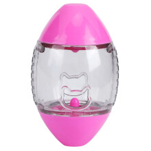 Pet Entertainment Toy, Interactive Food Dispenser Tumbler Design Slow Feeder Mice Shaped Educational Toy Non Toxic Material Easy Assembly Mental