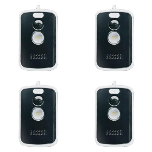 4X Camping Perimeter Alarm 125DB High-Volume Trip Alarm Motion Sensor Multiple Modes Easy Installation Camping Security