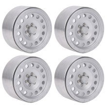 Cerchi beadlock RC lavorati a CNC per auto crawler da 2,2 pollici, ottima fattura, cerchi in lega ad alta resistenza allo schiacciamento con facile