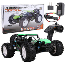 Avontuurlijke RC-woestijntruck met geborstelde motor, 4WD-aandrijving, 2,4G-radiosysteem, ultraduurzaam chassis, eenvoudig onderhoud en snel