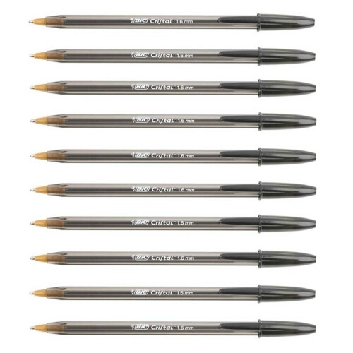 BIC BIC 10 x 1.6mm Black Ink Pens 2
