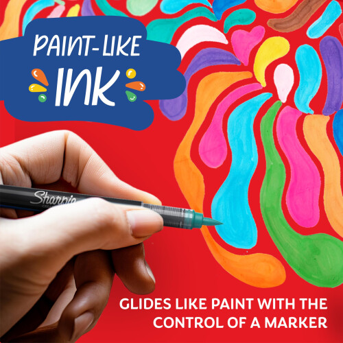 Sharpie Sharpie Creative Marker Acrylic Paint Pens | Bullet Tip Water-Based Paint Marker 2