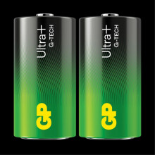 Baterie alcalină C GP Ultra Plus, 14AUP/LR14, pachet de 2