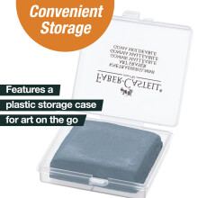 Faber-Castell Art & Graphic Kneadable Art Eraser, Grey, Single Eraser, for Art,