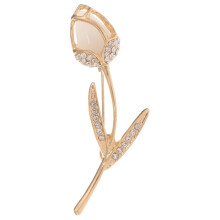 Clothing Brooch Pin Delicate Decorative Pin Tulip Flower Brooch Pin Prom Jewelry for Women