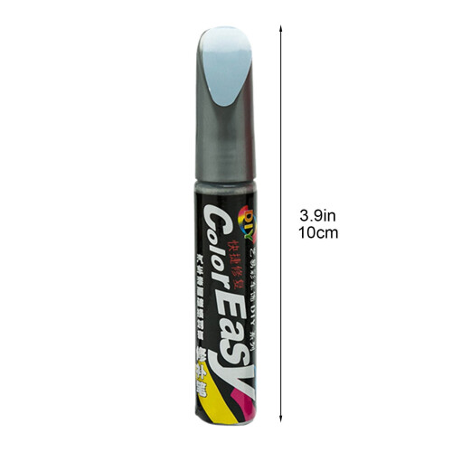Car Paint Repair Pen Silver Black 2pcs 20ml 2