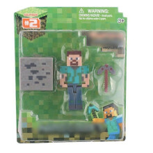 (Steve) Minecraft Iron Golem Set