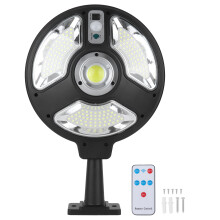 Proiectoare exterioare, lampă stradală impermeabilă IP65, inducție pentru corpul uman cu iluminare de la amurg la zori, baterie litiu de 3000mAh