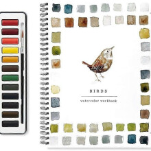 (A) Emily Lex Studio Watercolor Set Cartoon Watercolor Sketchbook Gift