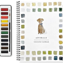 (D) Emily Lex Studio Watercolor Set Cartoon Watercolor Sketchbook Gift