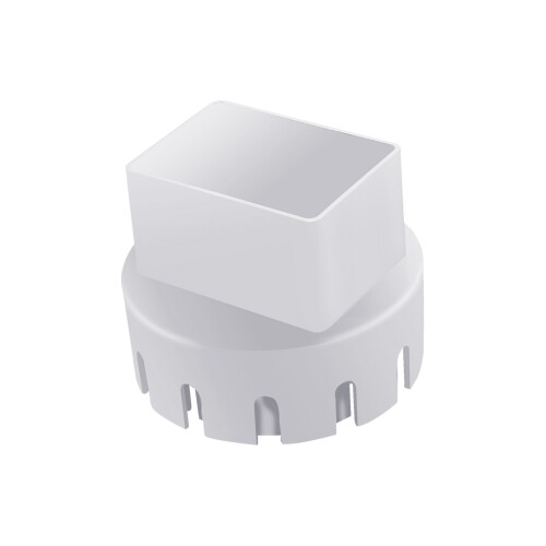 Versatile Landscape Drainage Solution, Drain Pipe Connector For Universal Downspout Tile Adapter And Gutter Downspout Adapter, Optimized For2" X3"