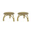 Διακοσμητική σιδερένια βάση κεριού, κομψή χρυσή βάση κεριού για ζεστή ατμόσφαιρα 1