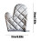 Silver Microwave Oven Gloves Heat-Resistant 1 Piece 1