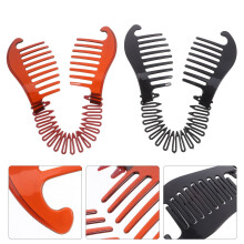 Hair Styling Clips for Thick Hair Non-Slip Black 4 Pcs