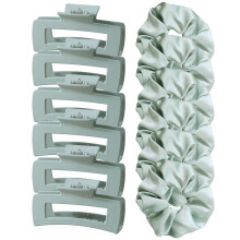 Hair Claw Clips Set Matte Non-Slip 12 Pack