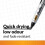 BIC BIC Marking 2000 ECOlutions Permanent Markers Medium Bullet Tip - Black, Box of 5