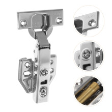 Cupboard Hinge Stainless Steel Silver 1 Set
