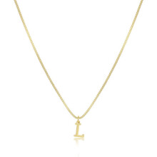 Gold Initial Necklaces for Women, Gold Plated Dainty Letter Necklace, Initial Pendant Name Necklace A-Z, Personalized Gift Trendy Jewelry