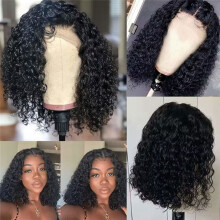 Wig HD Lace Front Wig Women'S Wig Glue-Free Invisible Lace Wig Short Curly Wig Afro Hair