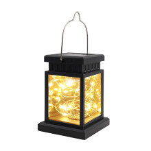 1PC Solar Porch Hanging Lamp, Outdoor Wall Sconce for Porch/Patio, Decorative LED, Warm White, Compatible with Solar Charging