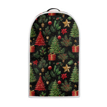 Christmas Tree Gift Patterns Food Processor Cover with Hand Strap There is only one dust cover Polyester