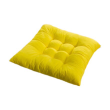 2Pcs Solid Square Seat Chair Pads Non Skid Soft Comfy Plush Dining Room Kitchen Office Chair Cushion (15.7x15.7in)